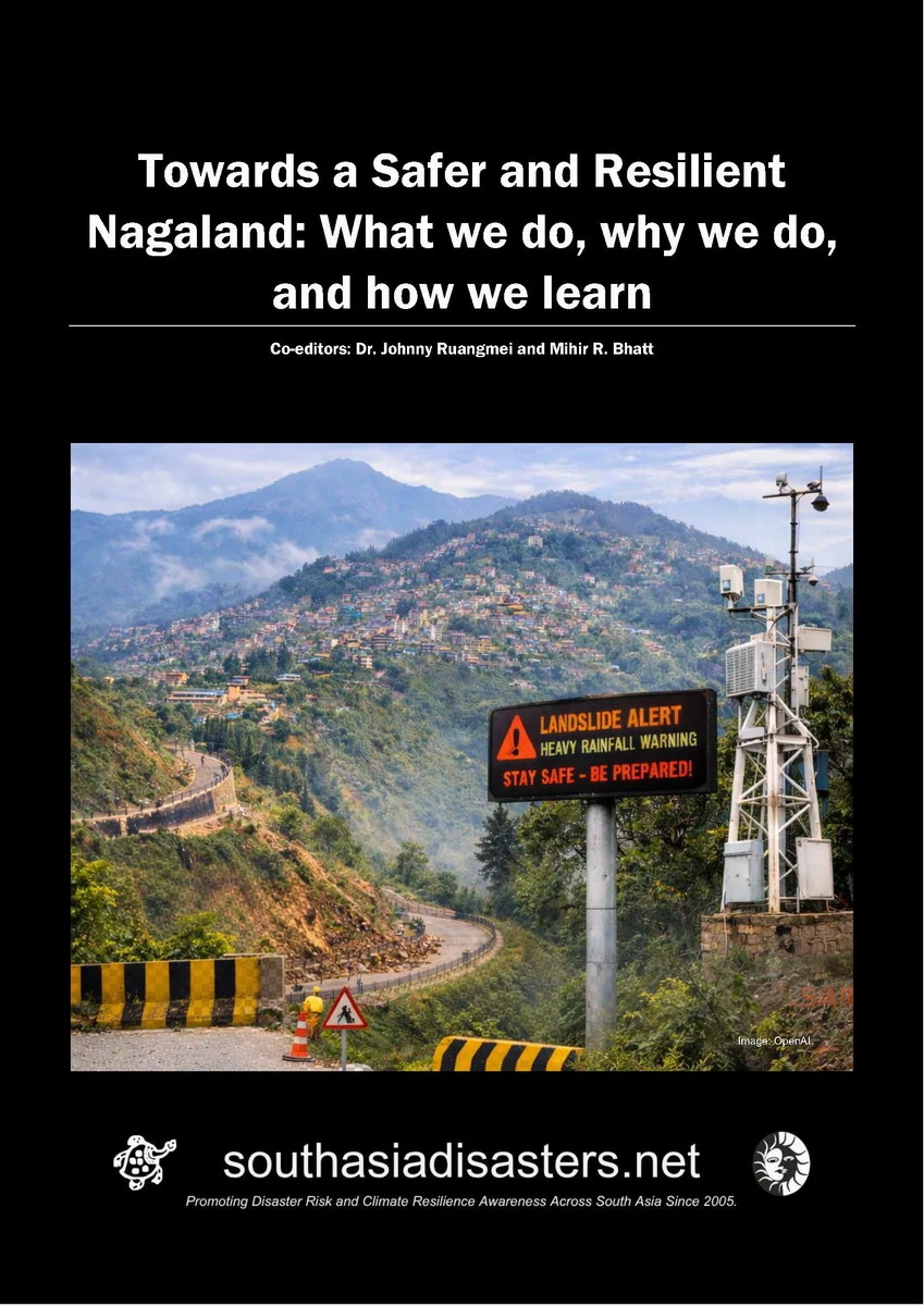 Nagaland resilience landscape showing early warning systems and hill infrastructure